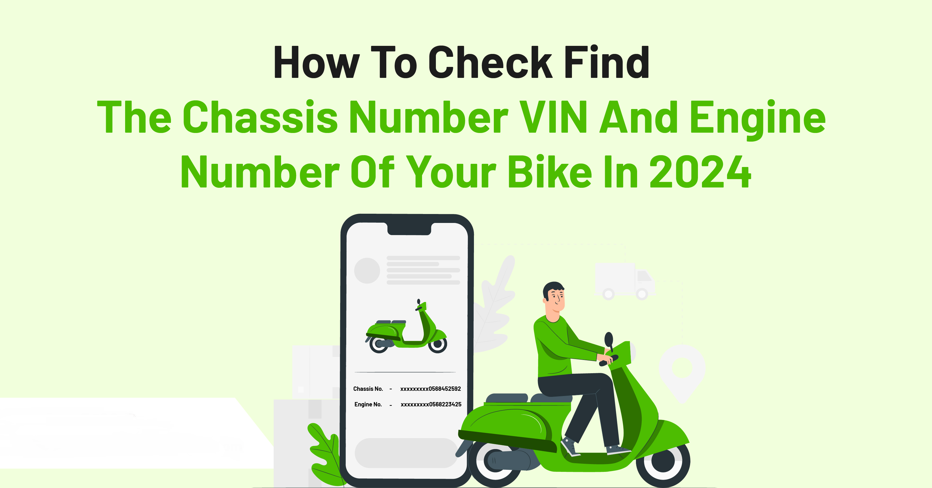 How To Check/Find The Chassis Number, VIN And Engine Number Of Your Bike Image